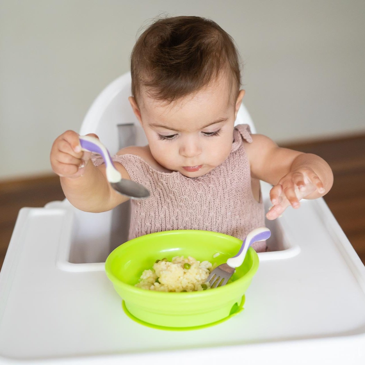 First spoon baby store food